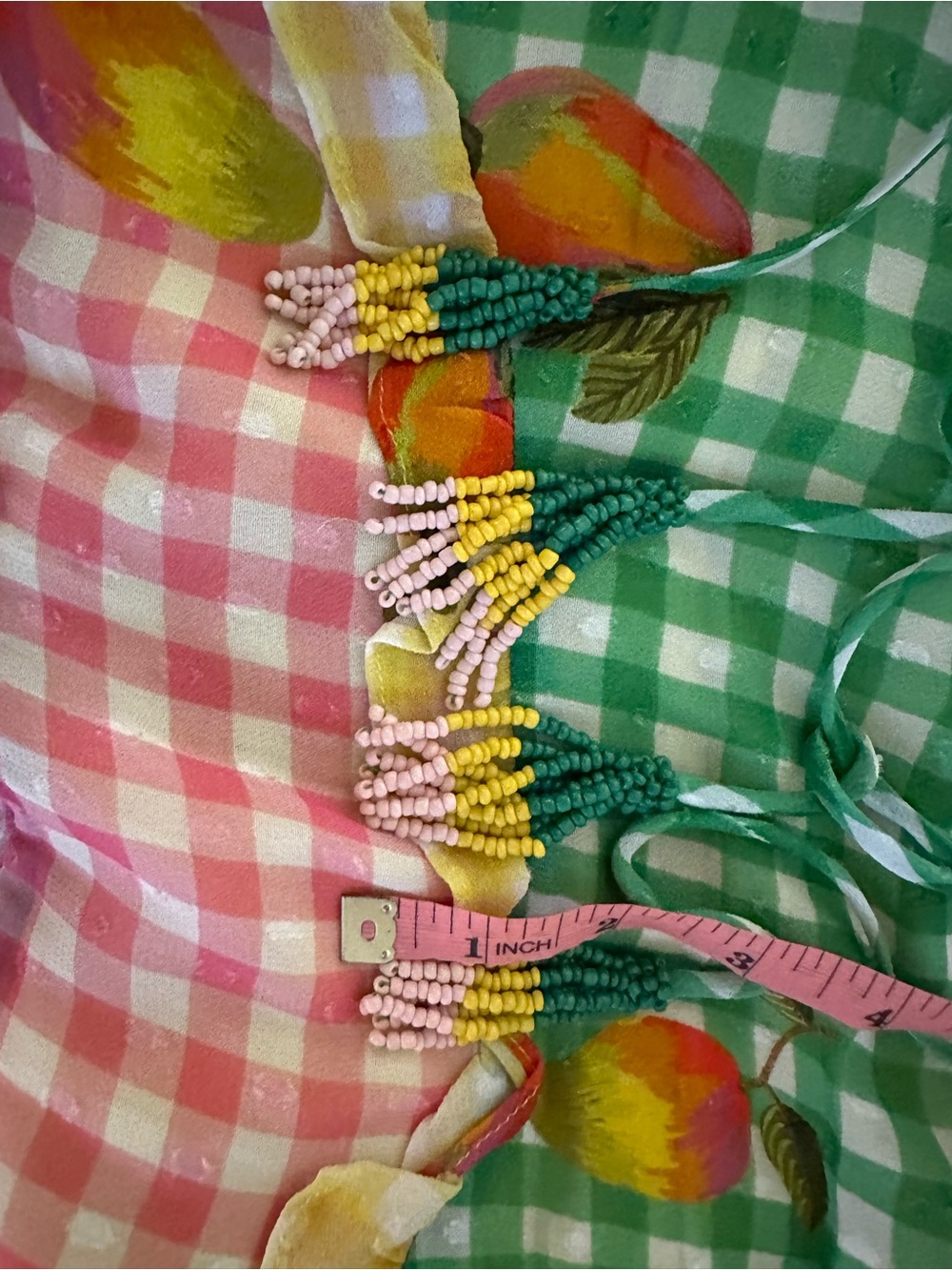Farm Rio NWT Mixed Picnic Tiered Maxi Dress - Picture 5 of 5